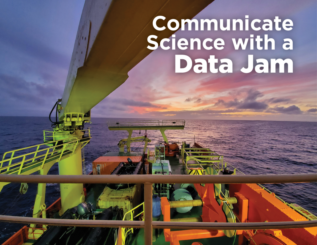 Communicate science with a Data Jam